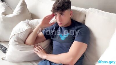 Watch how Iiggins Twink gets his cum-guzzling fix from neighbor, only on JusttheGays.com