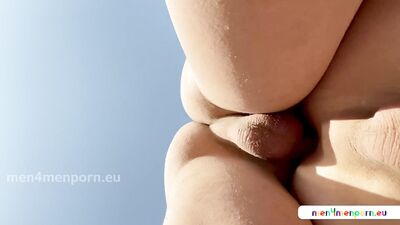 Andy & Sven fuck bareback on the beach in Svandylove video