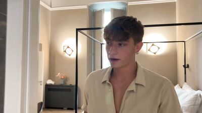 Edoardo Fresia & Samuele Cunto's first time with a hot Italian babe - cum, sex, and jerk off instructions!