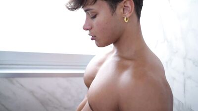 Manuel and Denis give their favorite jock a wild threesome with hot chick in porno-free time