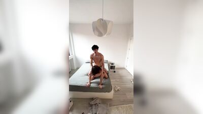 Artemisbold & Nanidanielg in hot anal action with a big cock