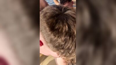 Alo_twink & OskarX get bareback fucked on a boat by a hot stud