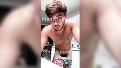 Braden Sherota's dirty talk leads to a hot cumshot on his big dick