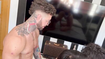 Aladdintwink & Viktoronee take turns fucking each other's assholes in hot homemade video