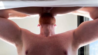 Aladdintwink moans while getting her tight ass fingered and deepthroating TeninchtopXXX's massive cock