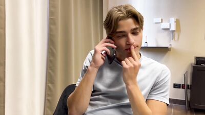 Edoardo Fresia gets seduced by a hot dude for a hot solo video