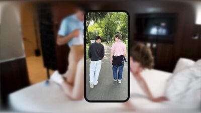 Frostyonly and Livio-Noel get their tight assholes stretched by a big, hard cock