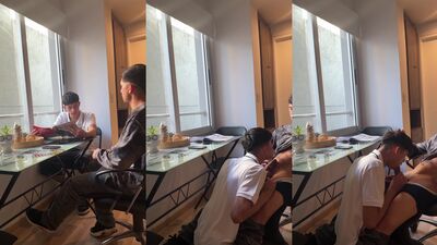 Francesco Ferro makes his Argentinian teacher's day by sucking her to a perfect score