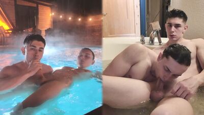 Hot and steamy: Arthurrtwunk's hot and steamy twink video with his boy-friend
