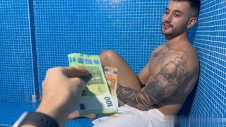 Andrea Coletti gets paid to fuck a guy in a public bath - MagicPorn, twink_breaker