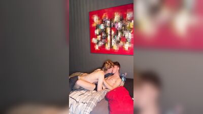 Hot young couple gets bareback fucked in hot anal action with big dicks & ass eating!