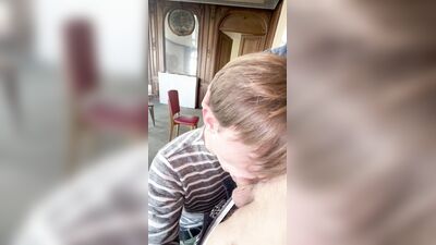 Charlescrv and Yanisex get down and dirty in abandoned house with a hot blowjob