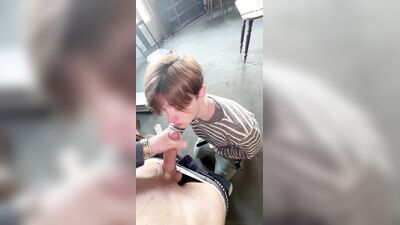 Charlescrv and Yanisex get down and dirty in abandoned house with a hot blowjob