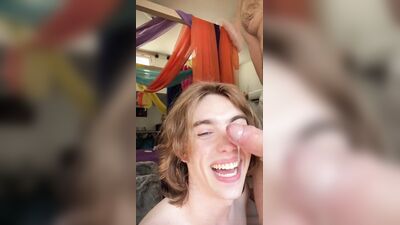 Cute Femboy Tannor Reed Rides Kayden's Big Cock